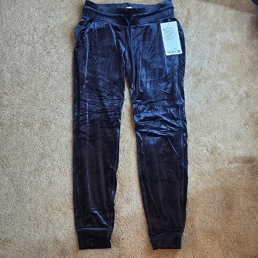 Lululemon Athletica Black Velvet Leggings